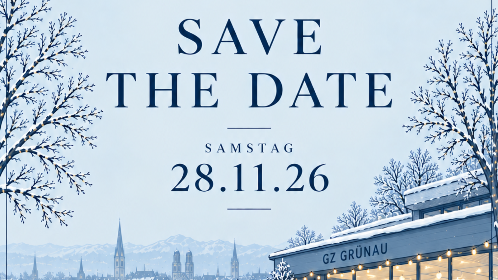 SAVE THE DATE - Samstag 28.11.2026: Unser Winter-Event GC Landhockey